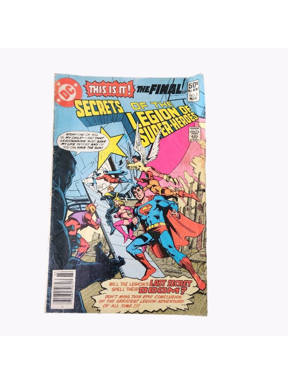 DC Comics Secrets Of The Legion Of Super Heroes #3 Comic Book Bagged Boarded